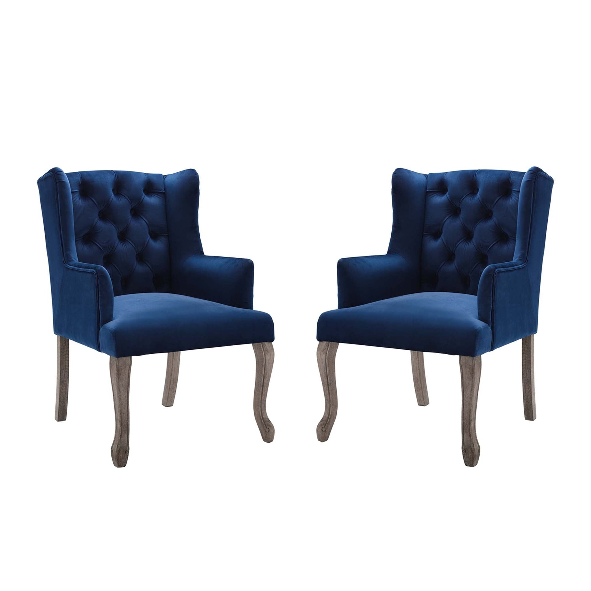 Montclair Dining Armchair Set  - Navy Denmark Home