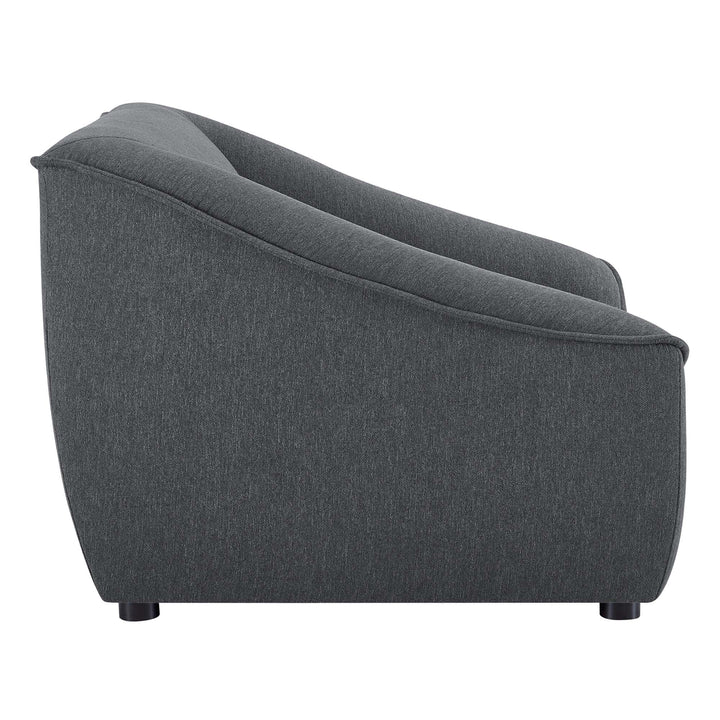 Cube Upholstered Armchair - Charcoal Denmark Home