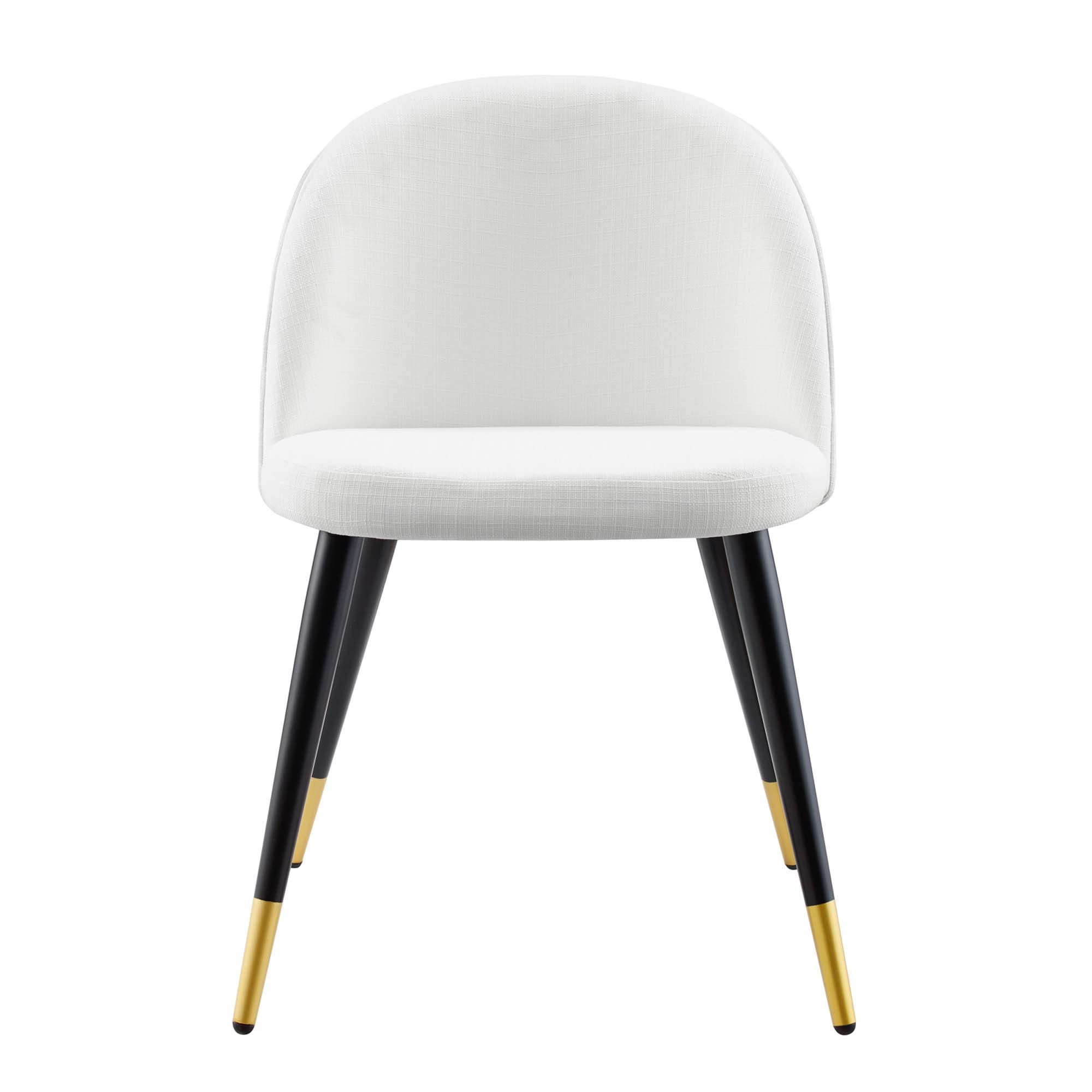 Auravia Fabric Dining Chair Set - White Denmark Home