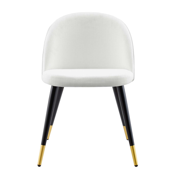 Auravia Fabric Dining Chair Set - White Denmark Home
