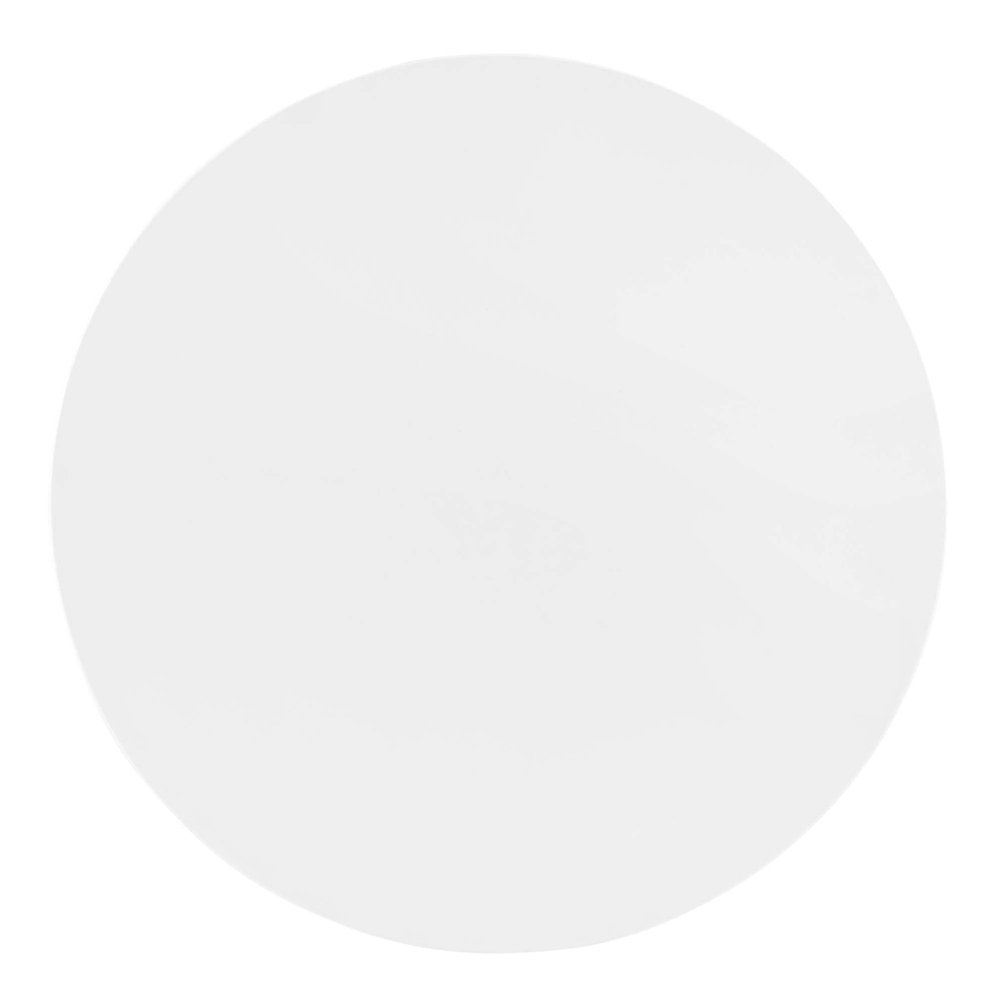 Crest Round Dining Table – White Top with Gold Pedestal Base 35" Denmark Home