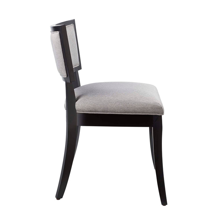Elvaro Upholstered Dining Chair Set - Light Gray Denmark Home