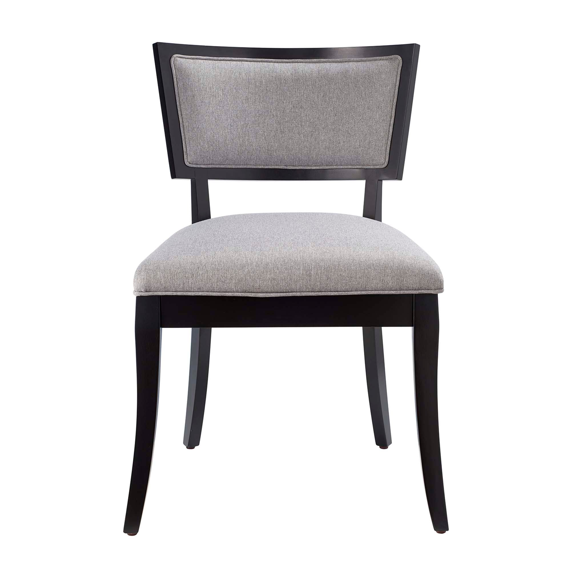 Elvaro Upholstered Dining Chair Set - Light Gray Denmark Home