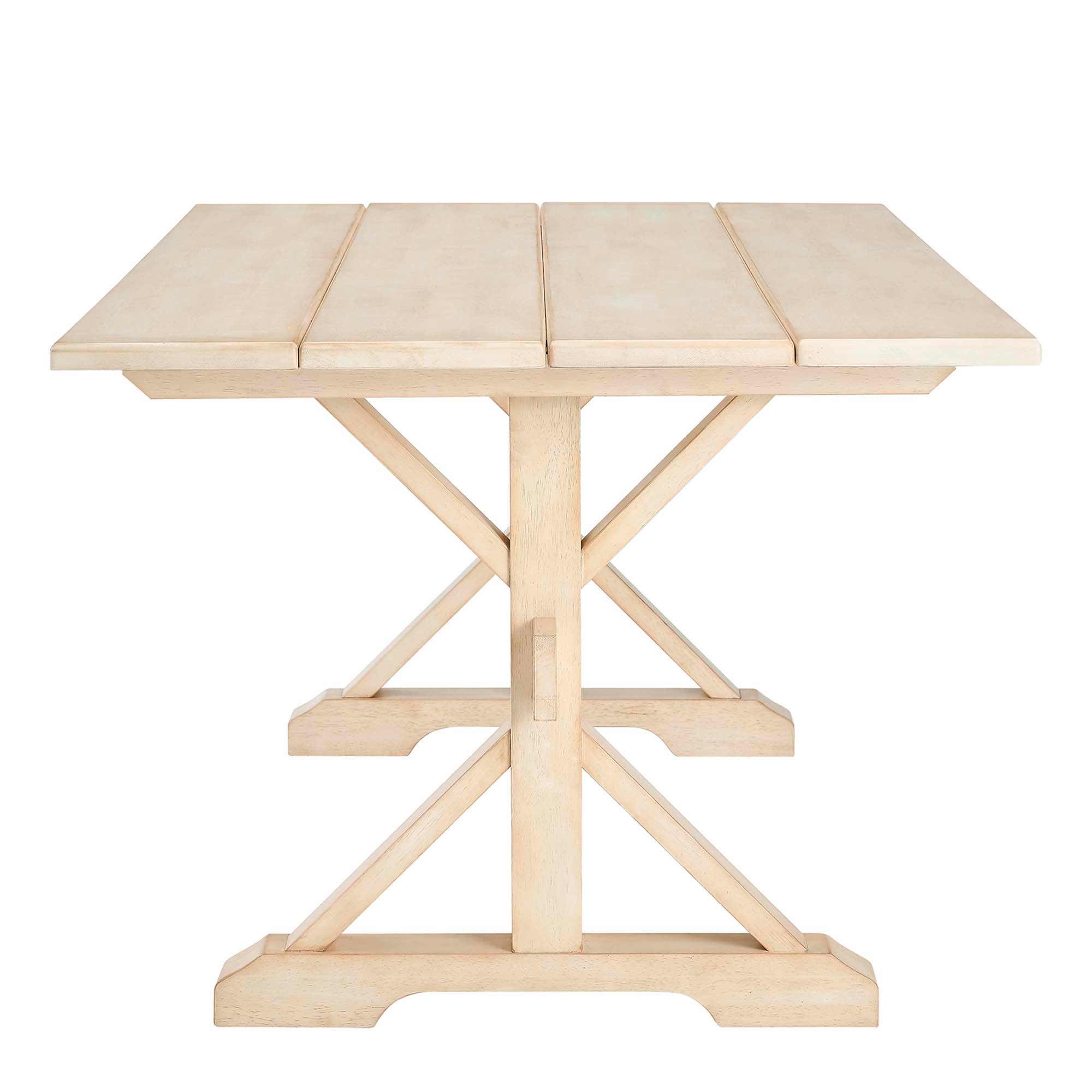 Bark Rectangular Dining Table 71" - Natural Denmark Home