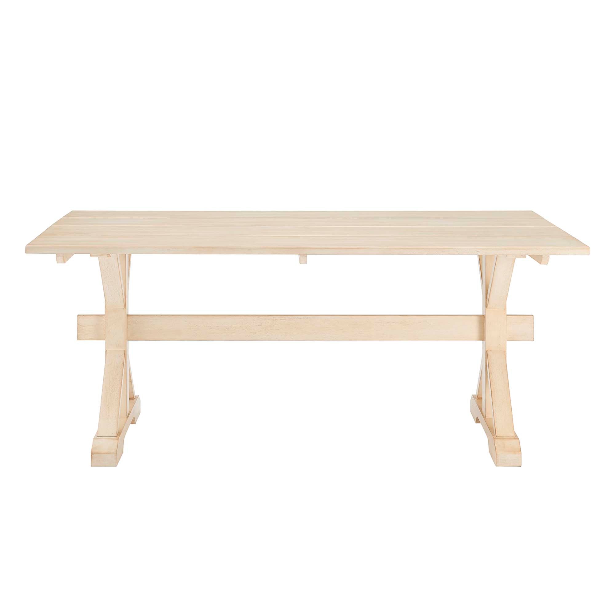 Bark Rectangular Dining Table 71" - Natural Denmark Home