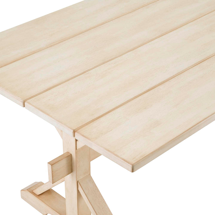 Bark Rectangular Dining Table 71" - Natural Denmark Home