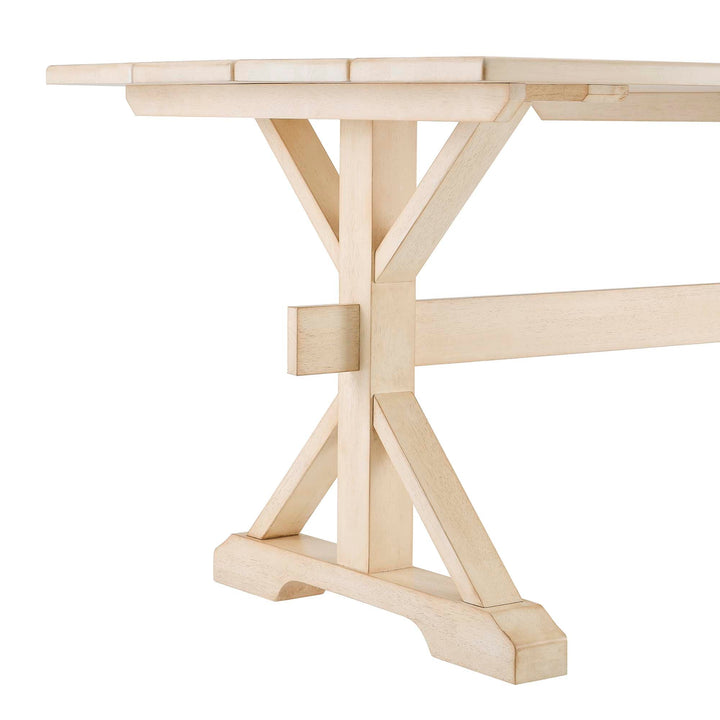 Bark Rectangular Dining Table 71" - Natural Denmark Home