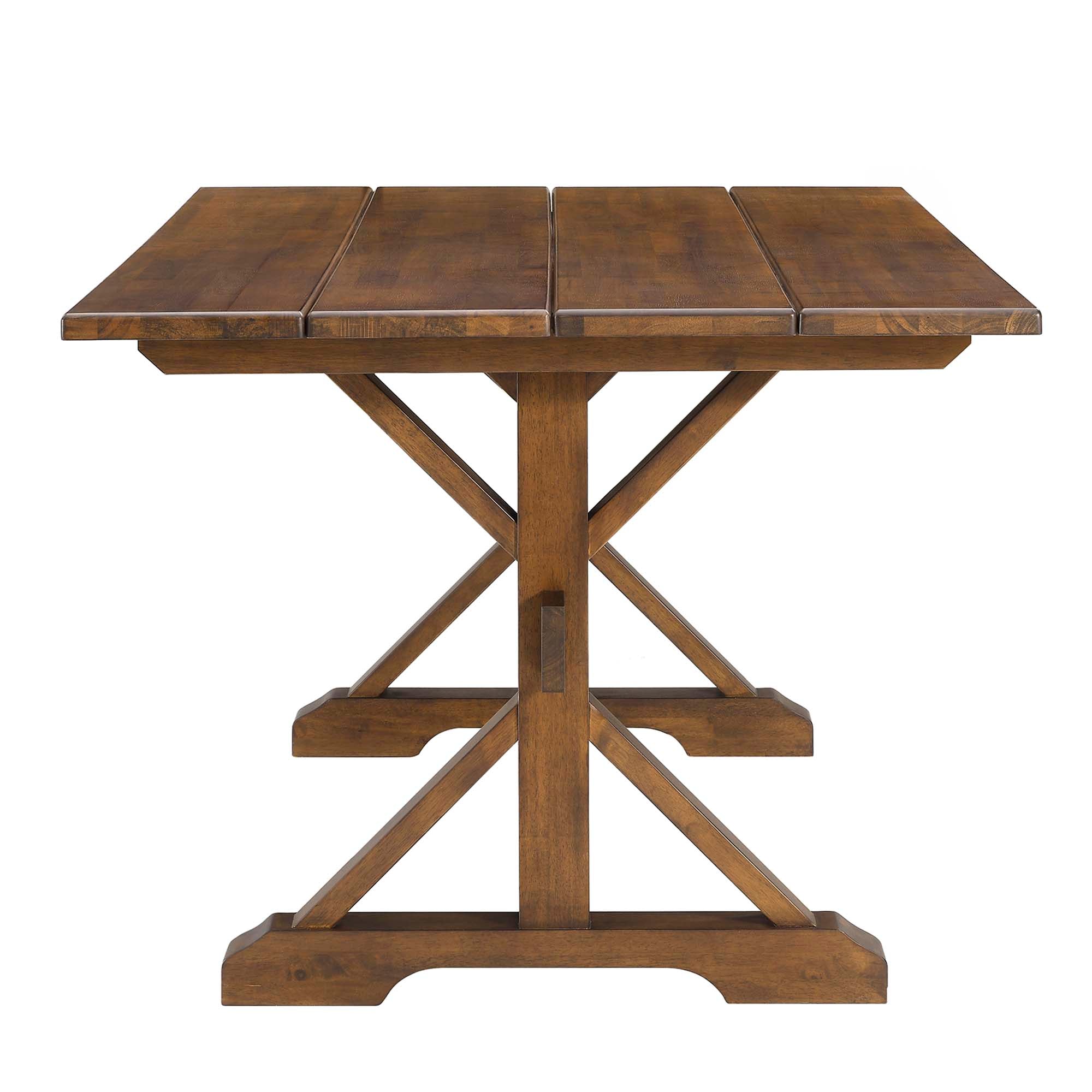 Bark Rectangular Dining Table 71" - Walnut Denmark Home