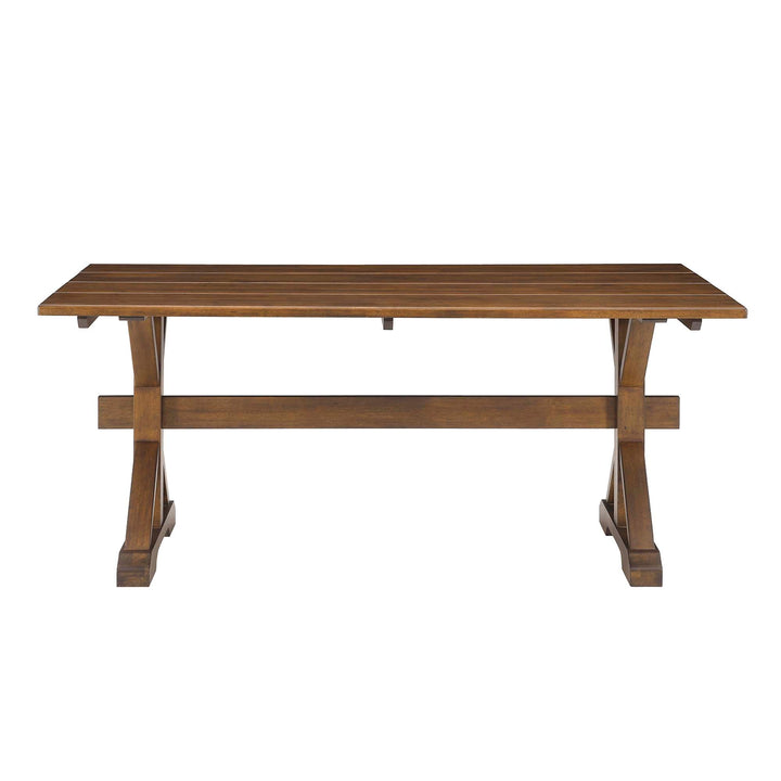 Bark Rectangular Dining Table 71" - Walnut Denmark Home