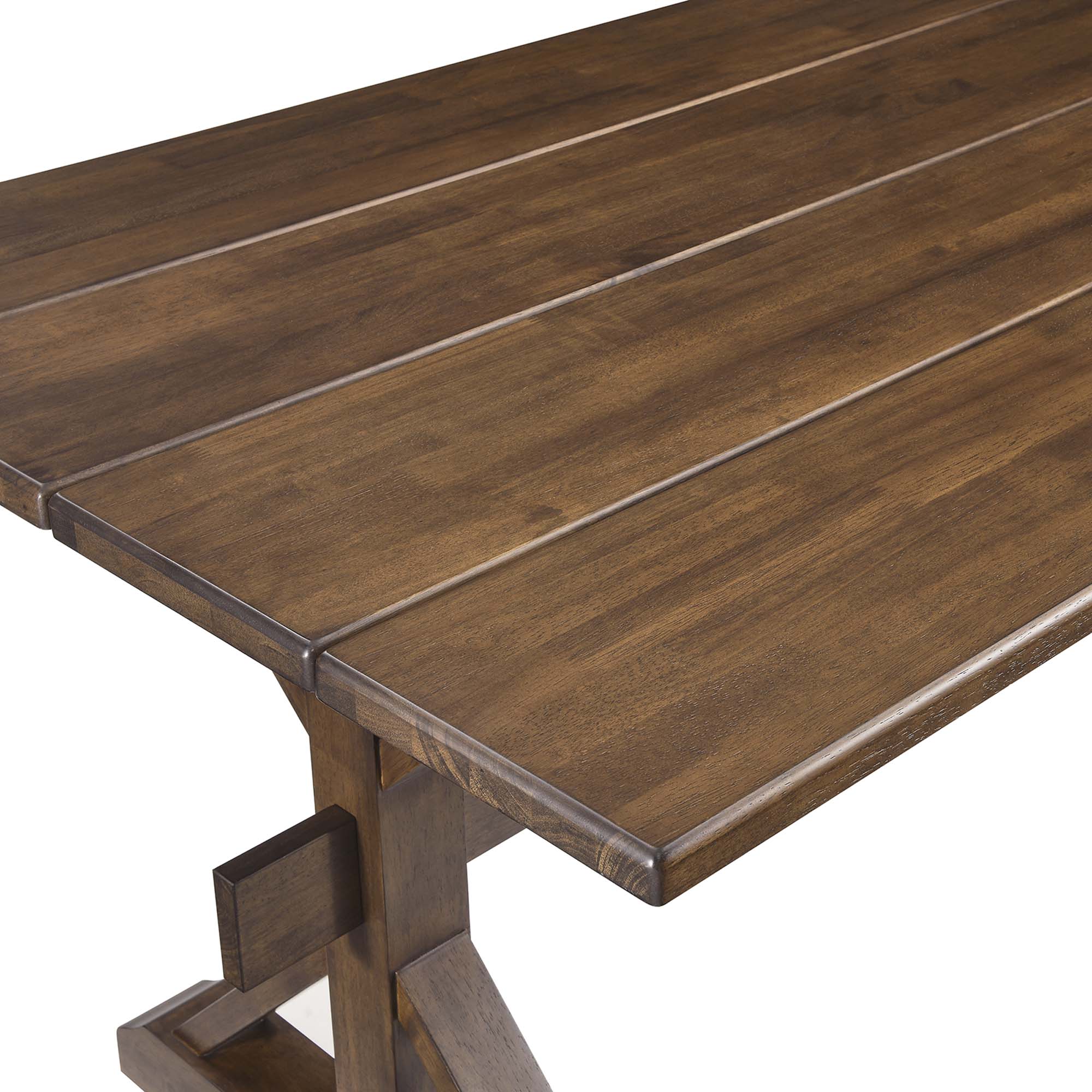 Bark Rectangular Dining Table 71" - Walnut Denmark Home