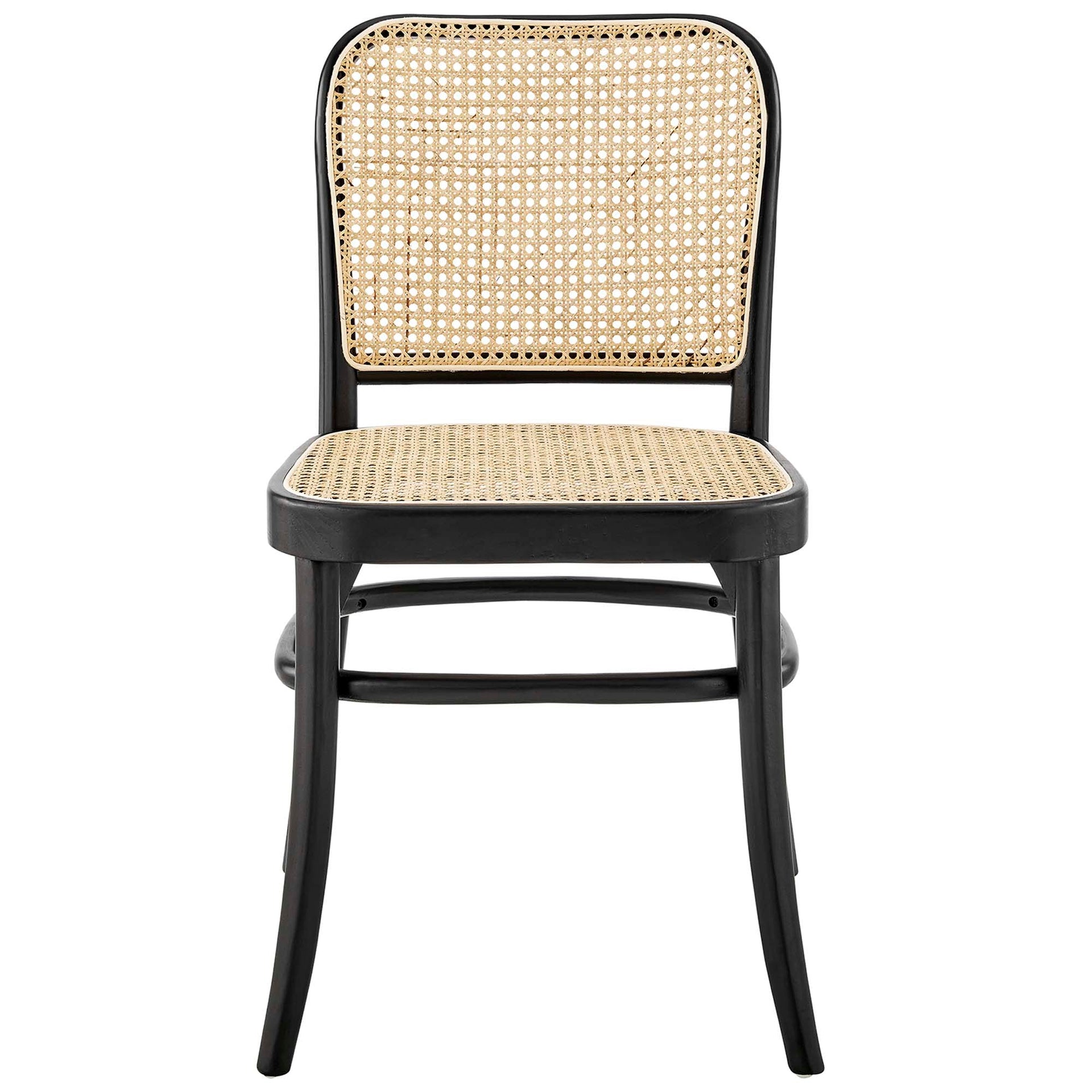 Seabourne Rattan Dining Side Chair - Black Denmark Home