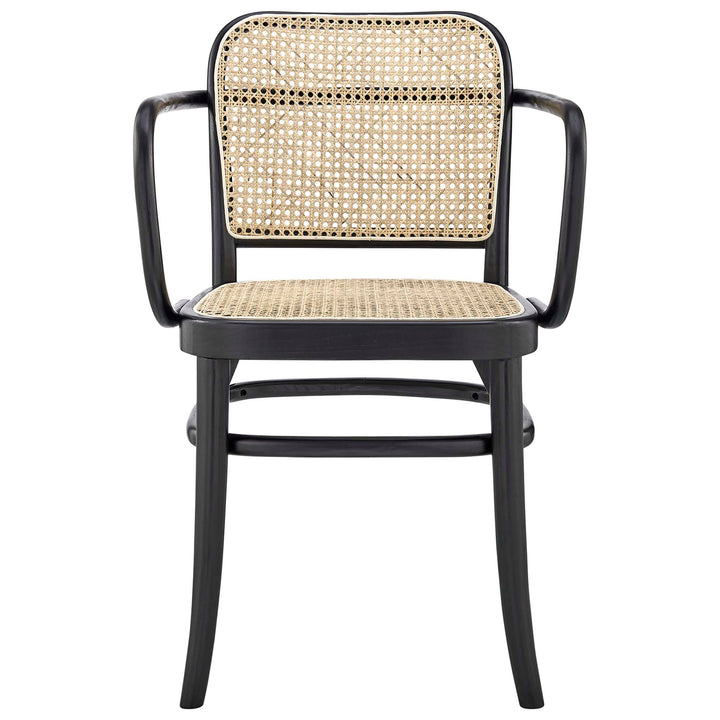 Seabourne Rattan Dining Armchair - Black Denmark Home