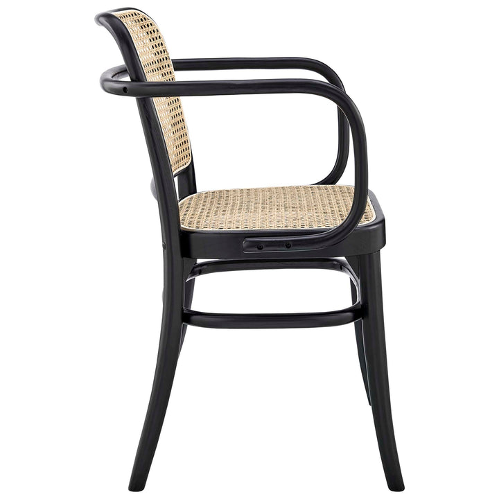 Seabourne Rattan Dining Armchair - Black Denmark Home