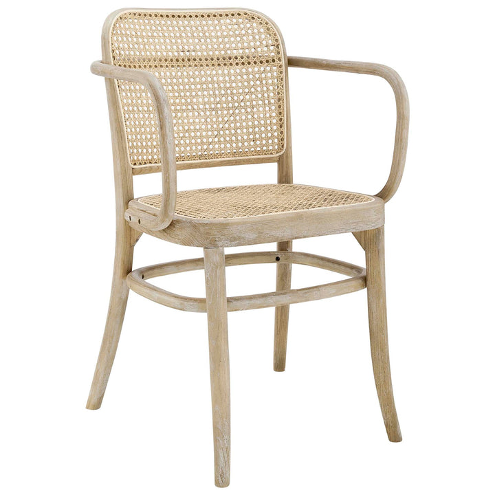 Seabourne Rattan Dining Armchair - Gray Denmark Home