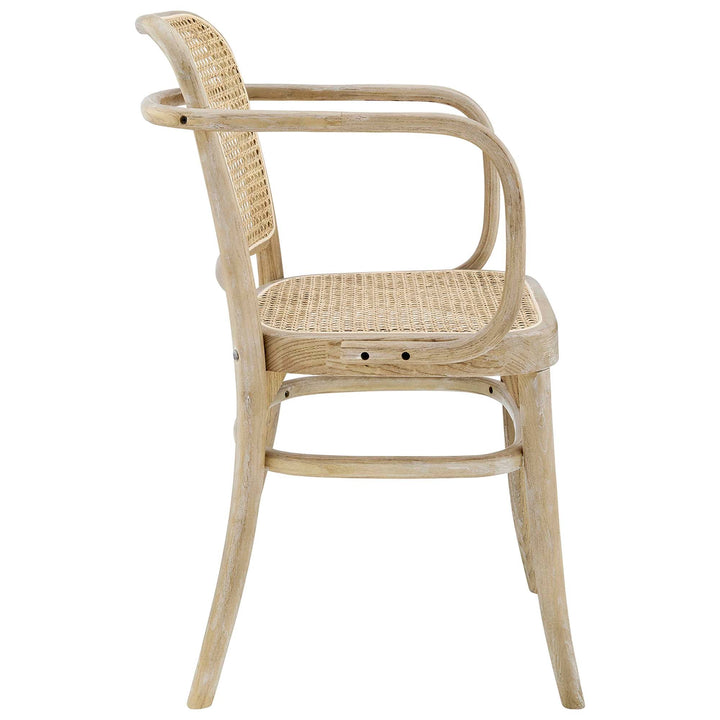 Seabourne Rattan Dining Armchair - Gray Denmark Home