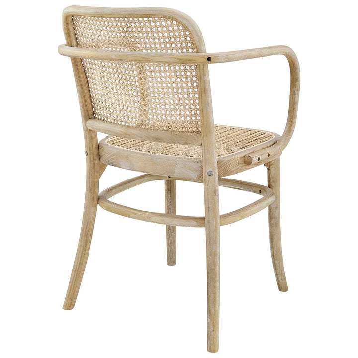 Seabourne Rattan Dining Armchair - Gray Denmark Home