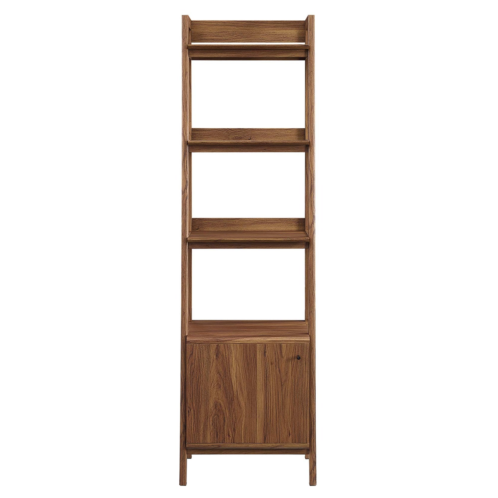 Teak Tiered Bookshelf with Concealed Storage - Oak (Copy) Denmark Home