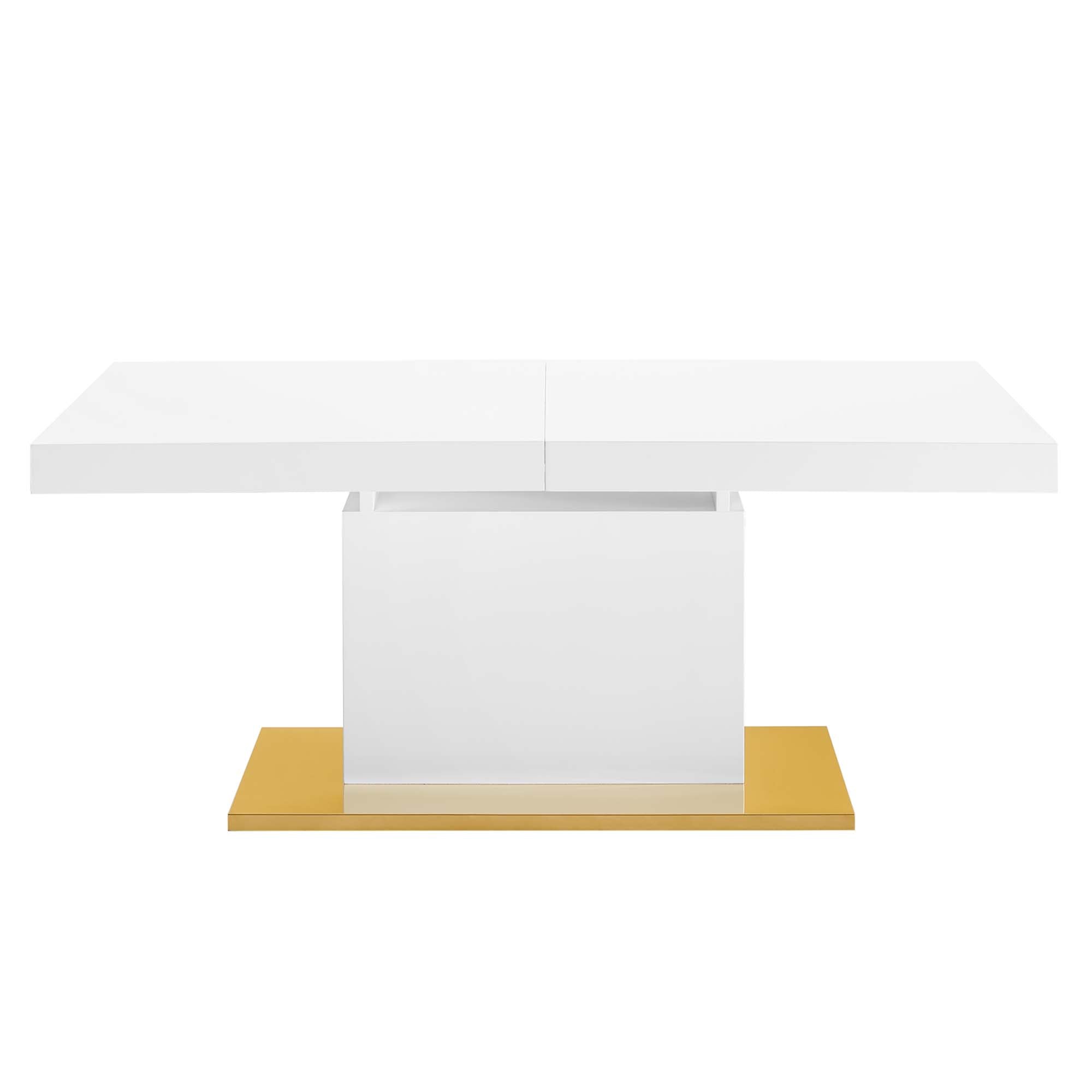 Sleek Expandable Dining Table - Walnut Gold (Copy) Denmark Home