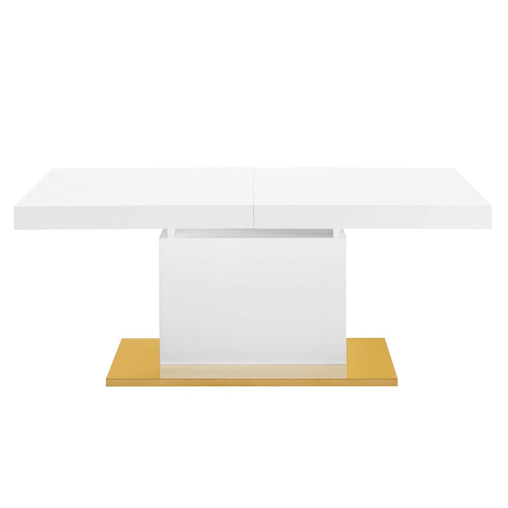Sleek Expandable Dining Table - Walnut Gold (Copy) Denmark Home