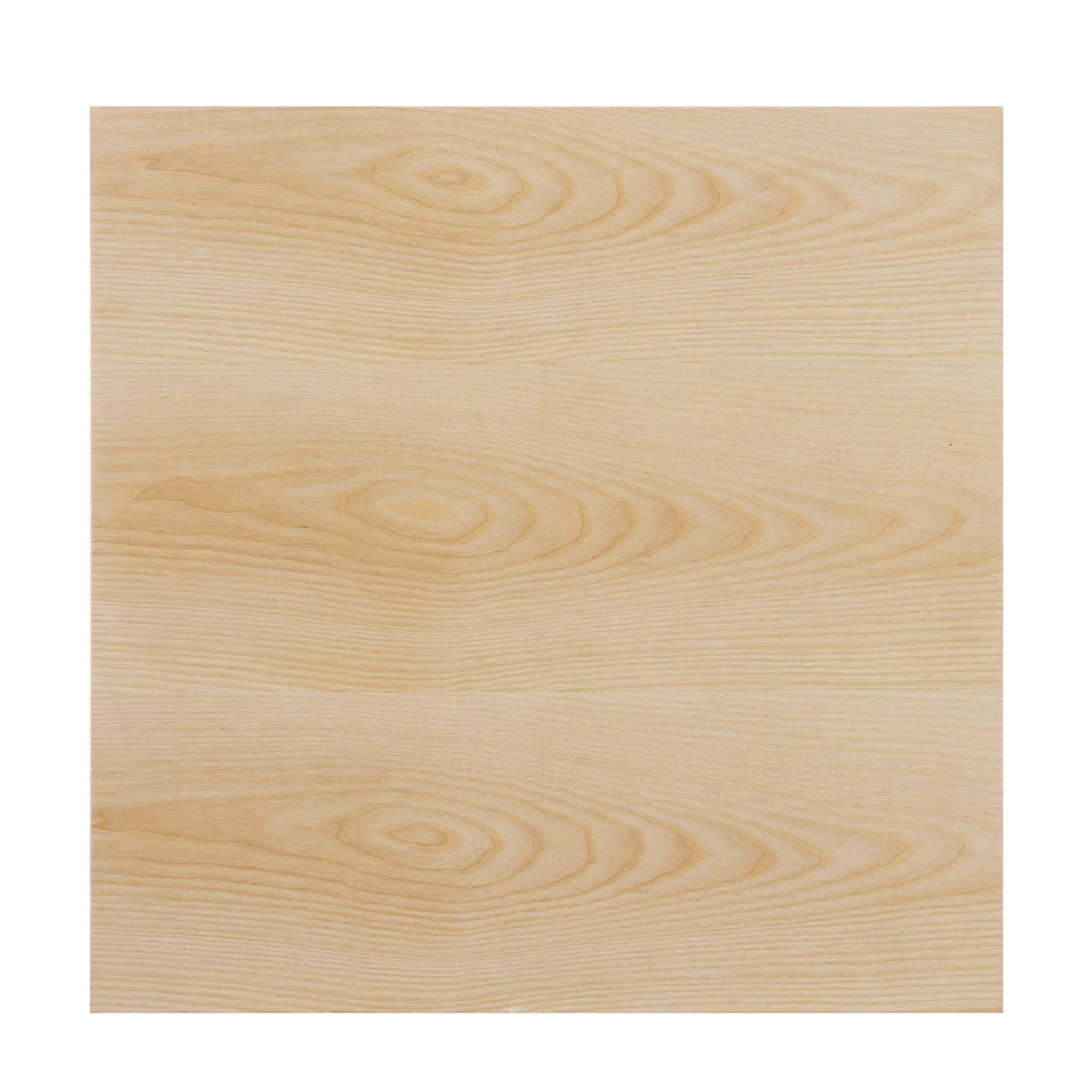 Crest Square Dining Table – Wood Grain Top with Gold Pedestal Base 24" Denmark Home