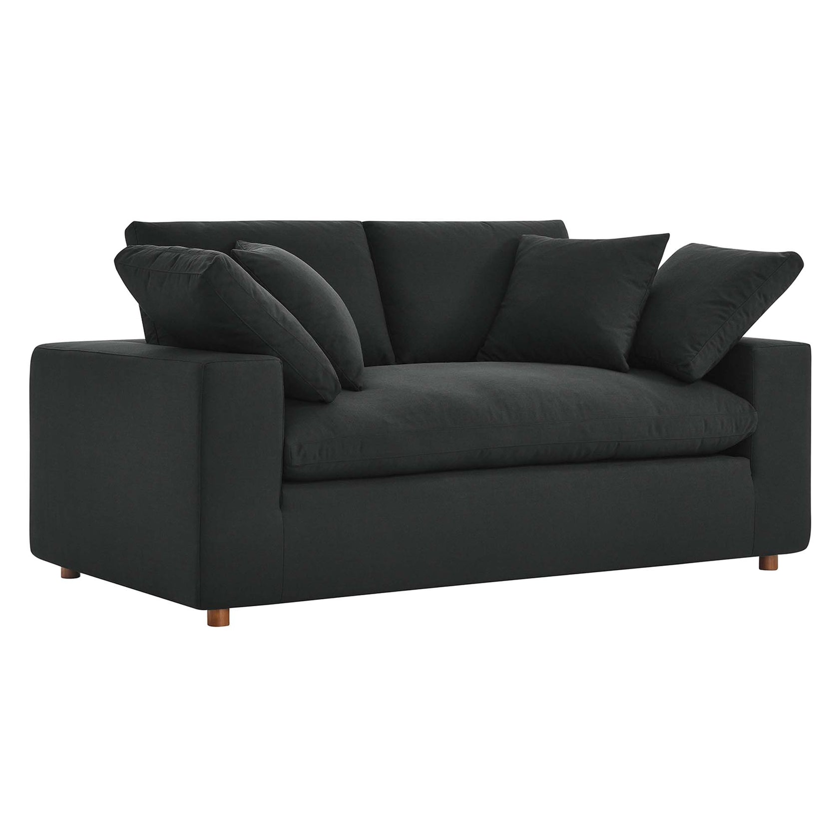 Marlowe Fabric Loveseat - Black