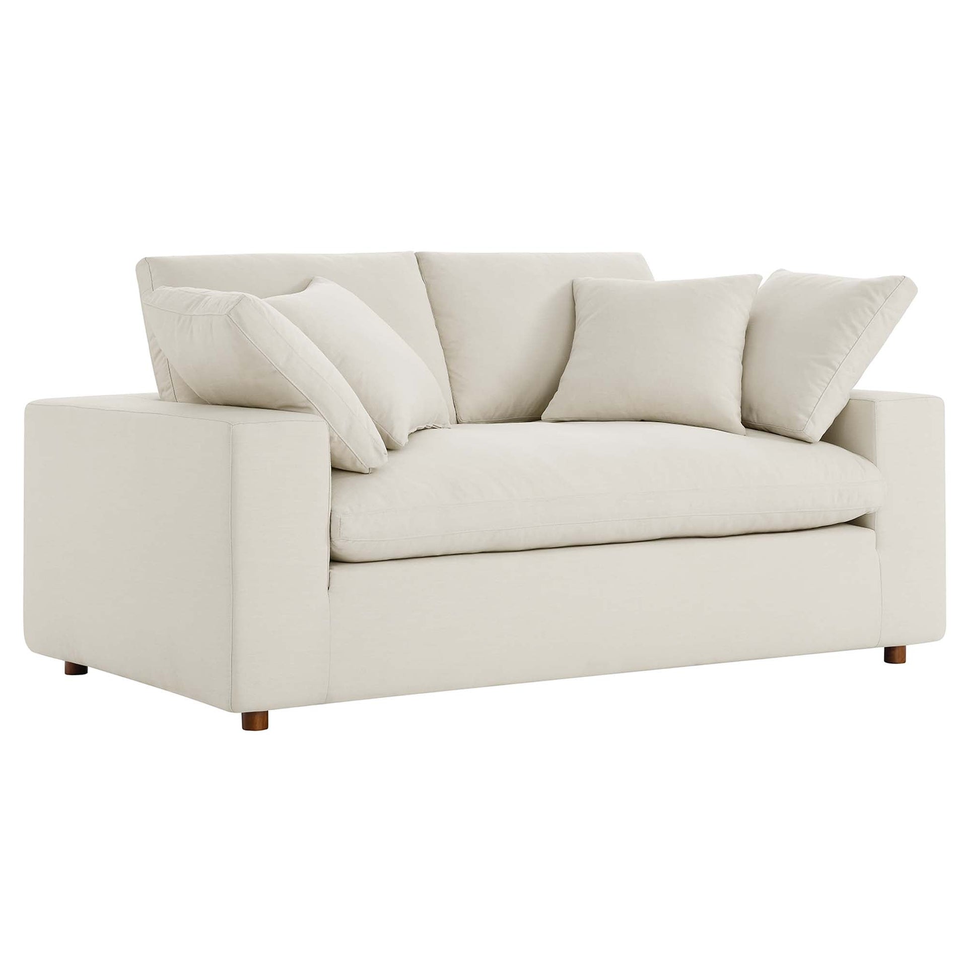 Marlowe Fabric Loveseat - Light Beige