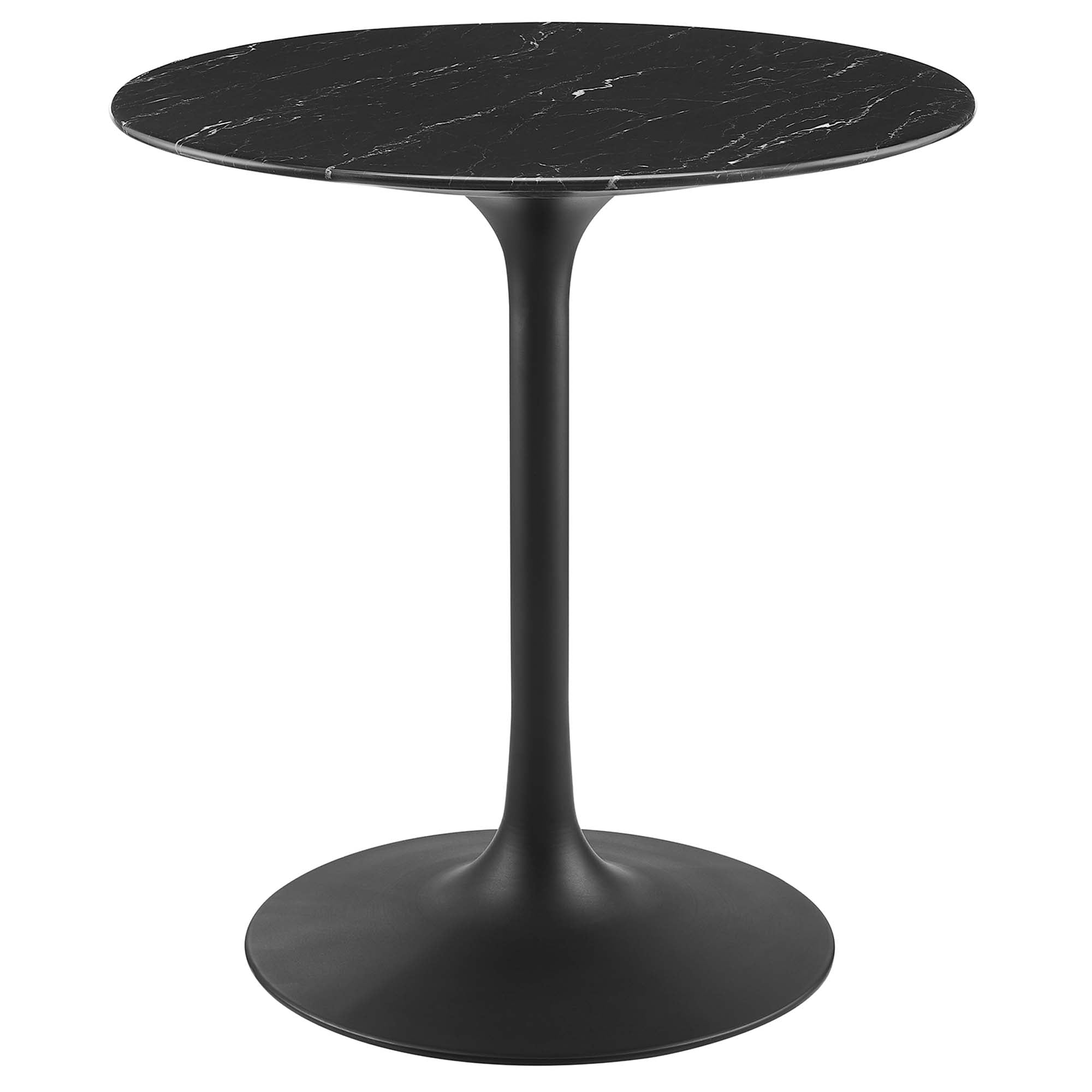 Novara Round Dining Table 28"- Black White (Copy) Denmark Home