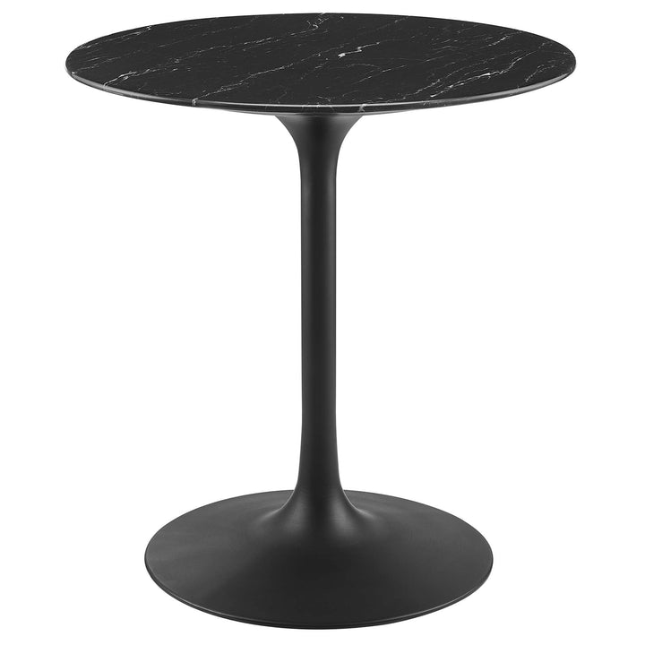 Novara Round Dining Table 28"- Black White (Copy) Denmark Home