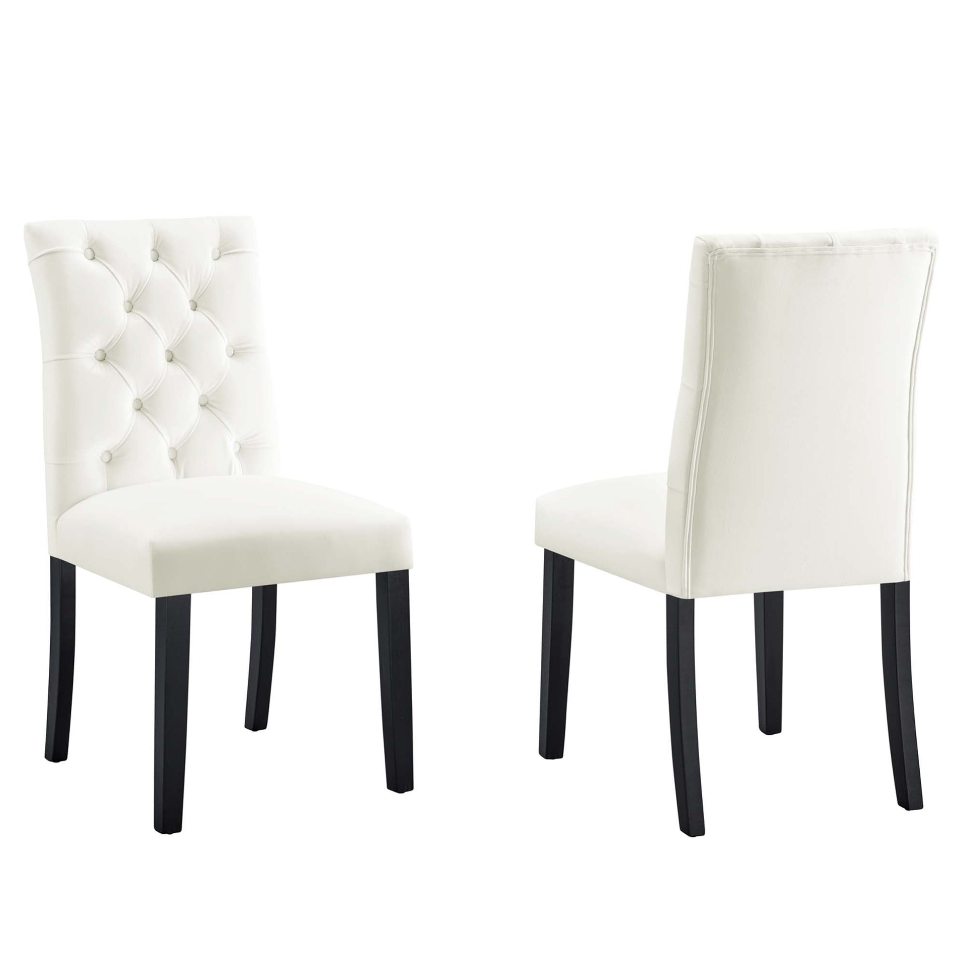 Nuovo Tufted Velvet Dining Chairs - Cognac (Copy) Denmark Home