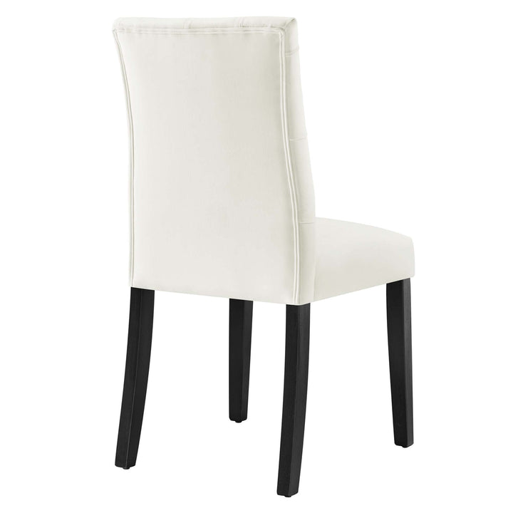 Nuovo Tufted Velvet Dining Chairs - White Denmark Home