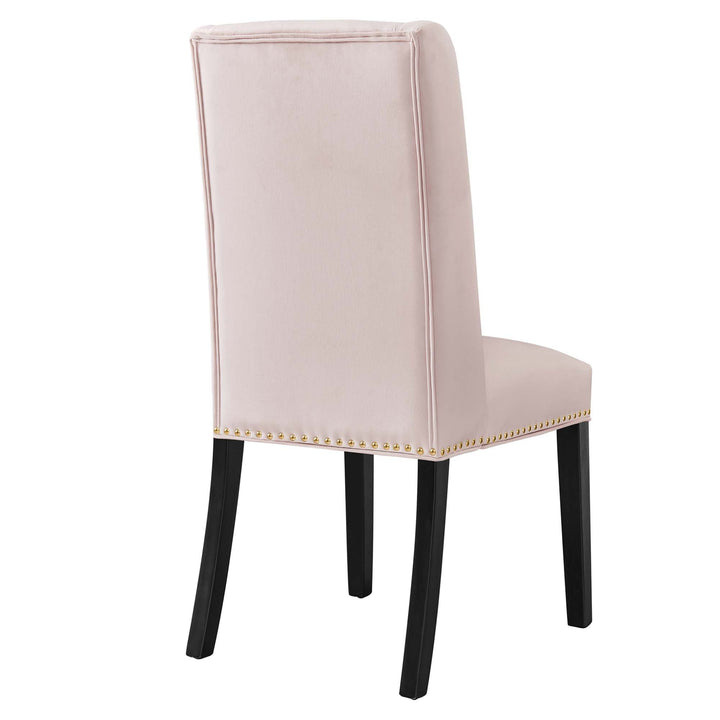 Mythos Velvet Dining Chair Set - Pink Denmark Home