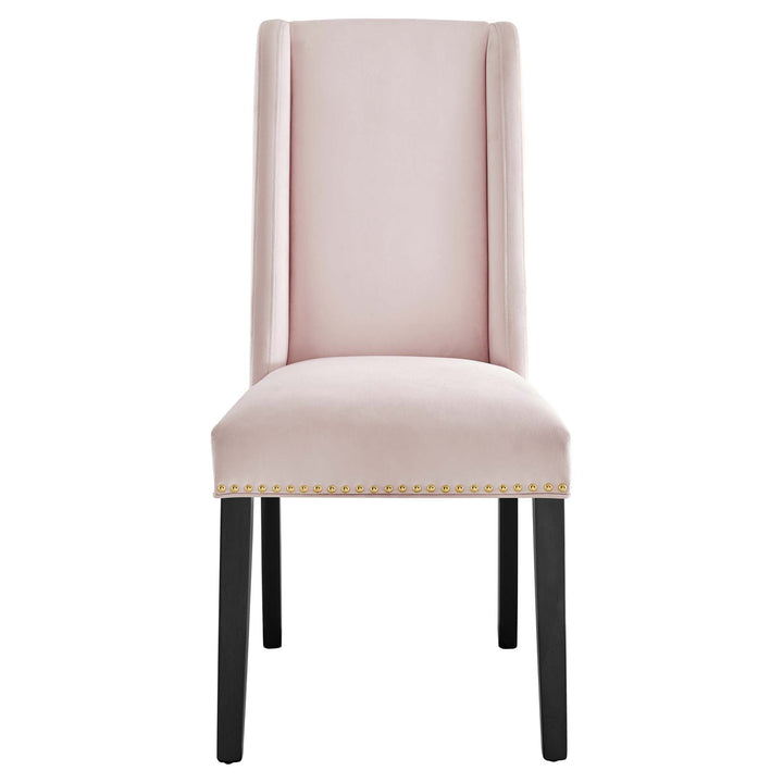 Mythos Velvet Dining Chair Set - Pink Denmark Home