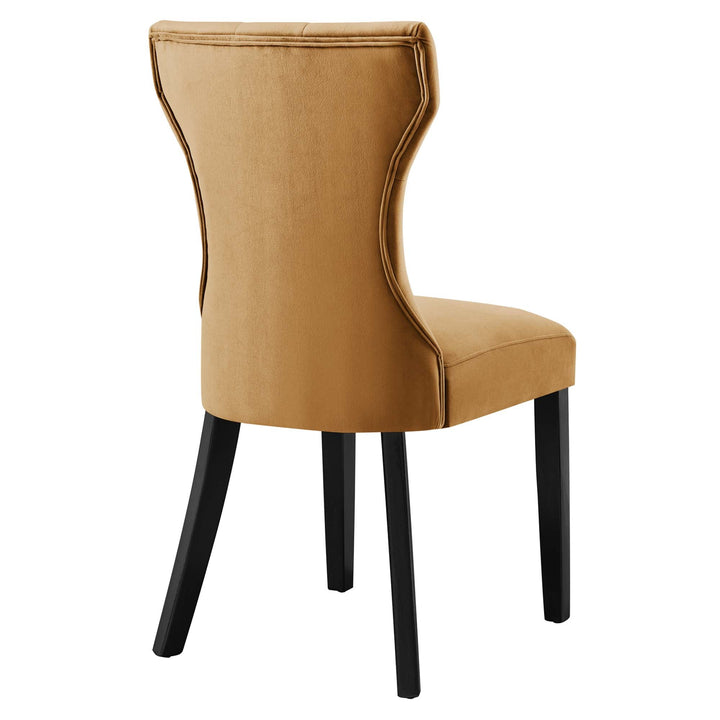 Luxe Performance Velvet Dining Chair Set - Cognac Denmark Home