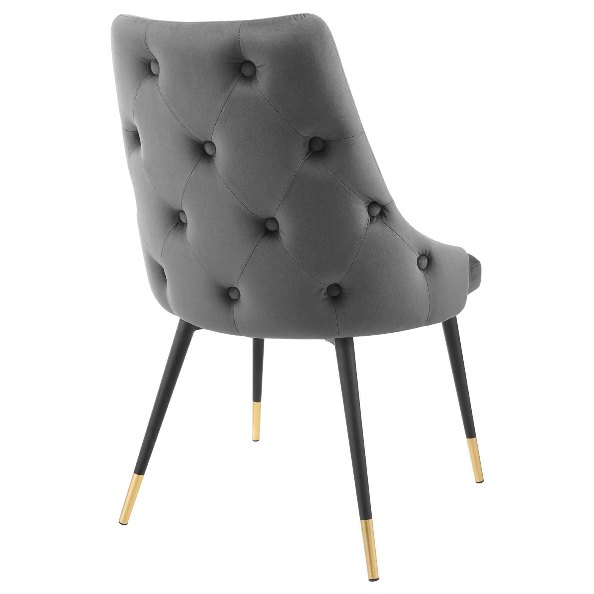 Bella Tufted Dining Chair - Gray Denmark Home