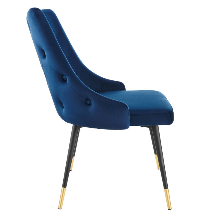 Bella Tufted Dining Chair - Navy Denmark Home