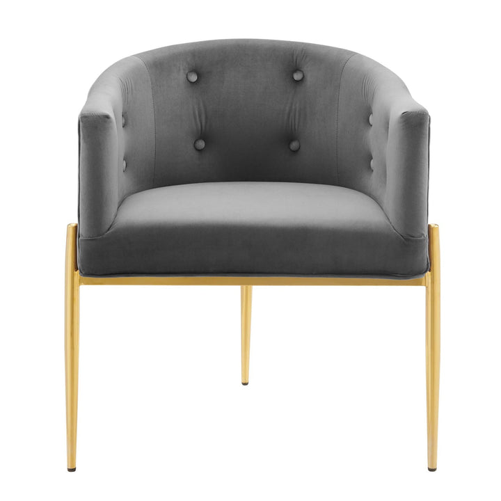 Sprig Velvet Tufted Accent Chair Set of 2 – Dusty Rose (Copy) Denmark Home