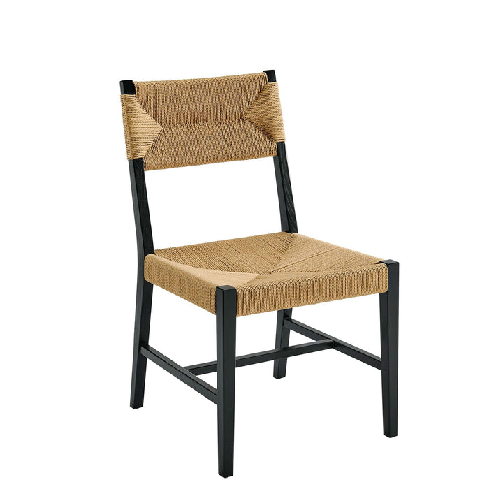 Haverly Dining Side Chair - Black Natural Denmark Home