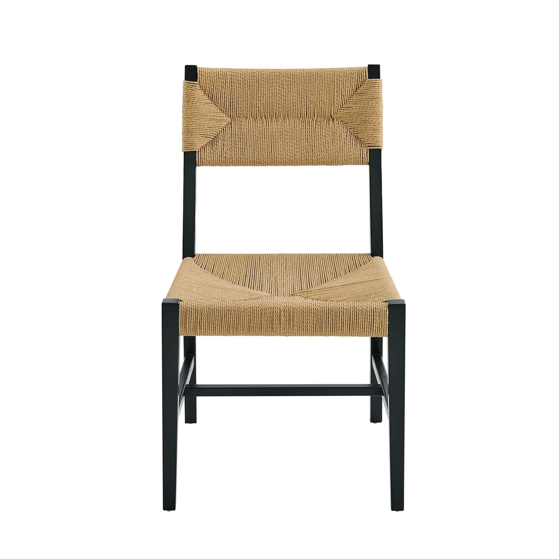 Haverly Dining Side Chair - Black Natural Denmark Home