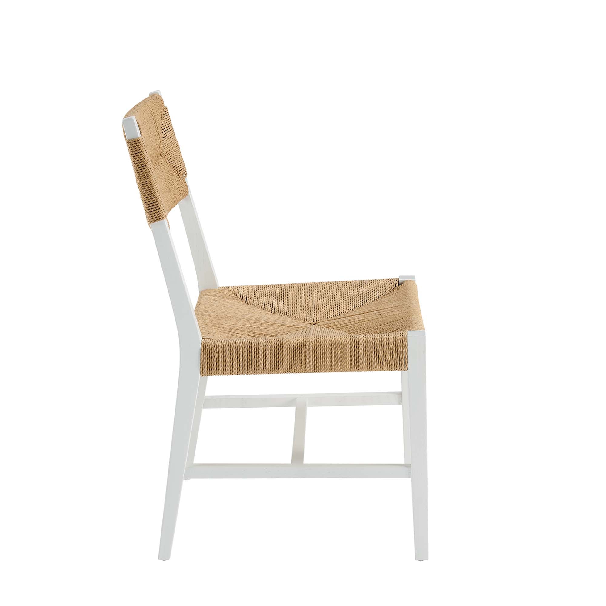 Haverly Dining Side Chair - White Natural Denmark Home