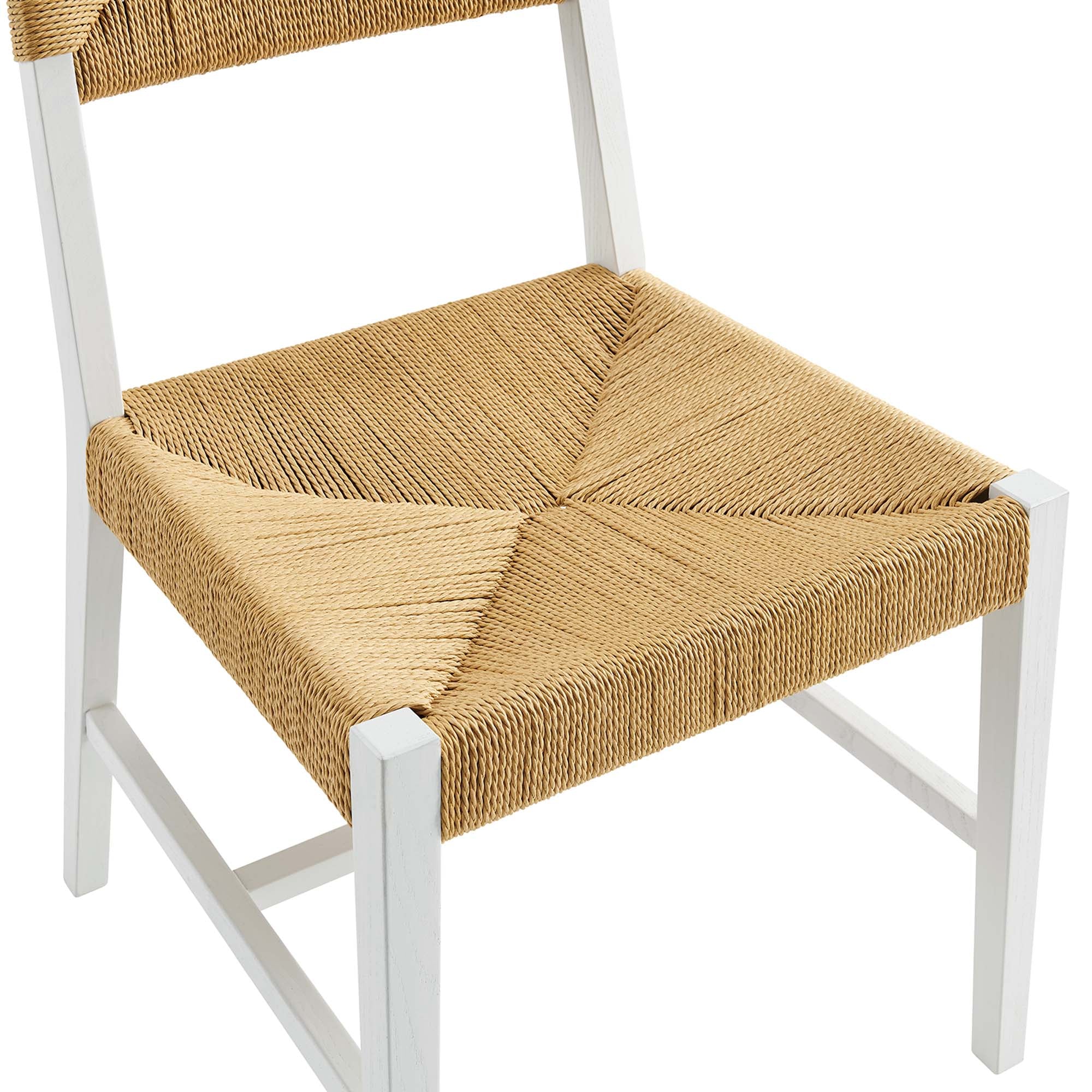 Haverly Dining Side Chair - White Natural Denmark Home