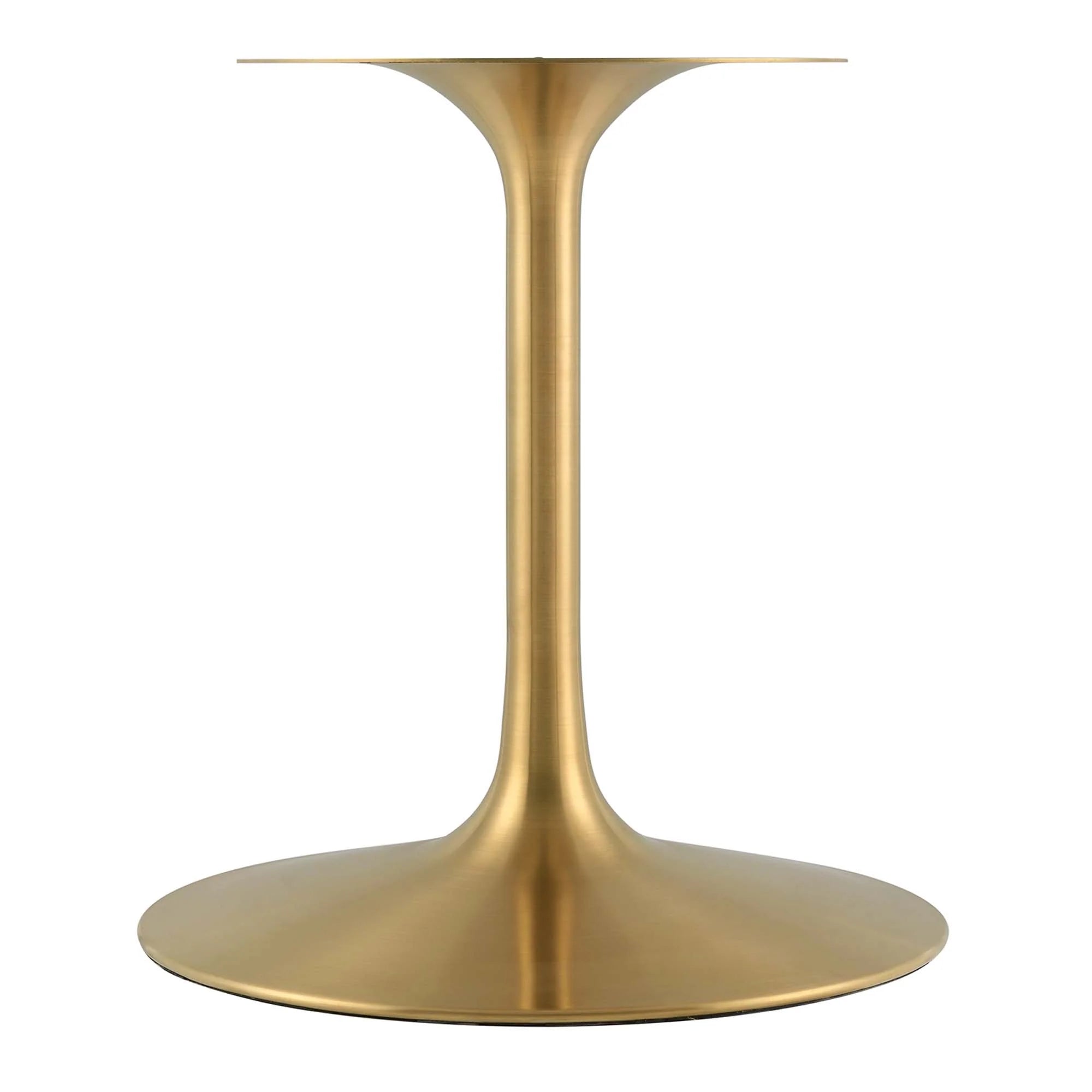 Lippa 78" Oval Faux Marble Dining Table - Gold Black Denmark Home