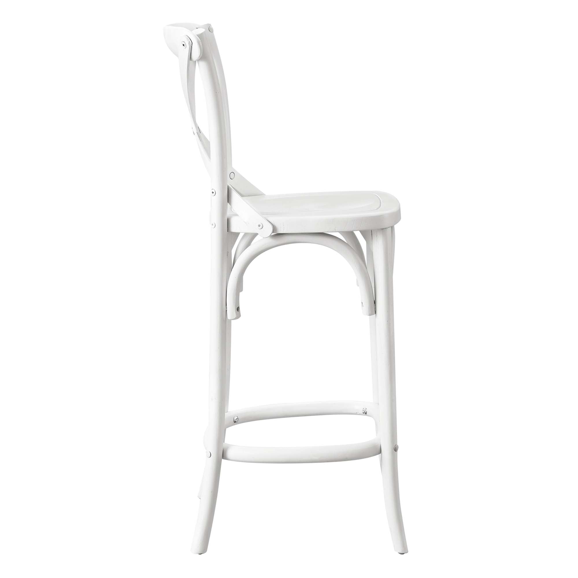 Bramwell Counter Stool - White Denmark Home