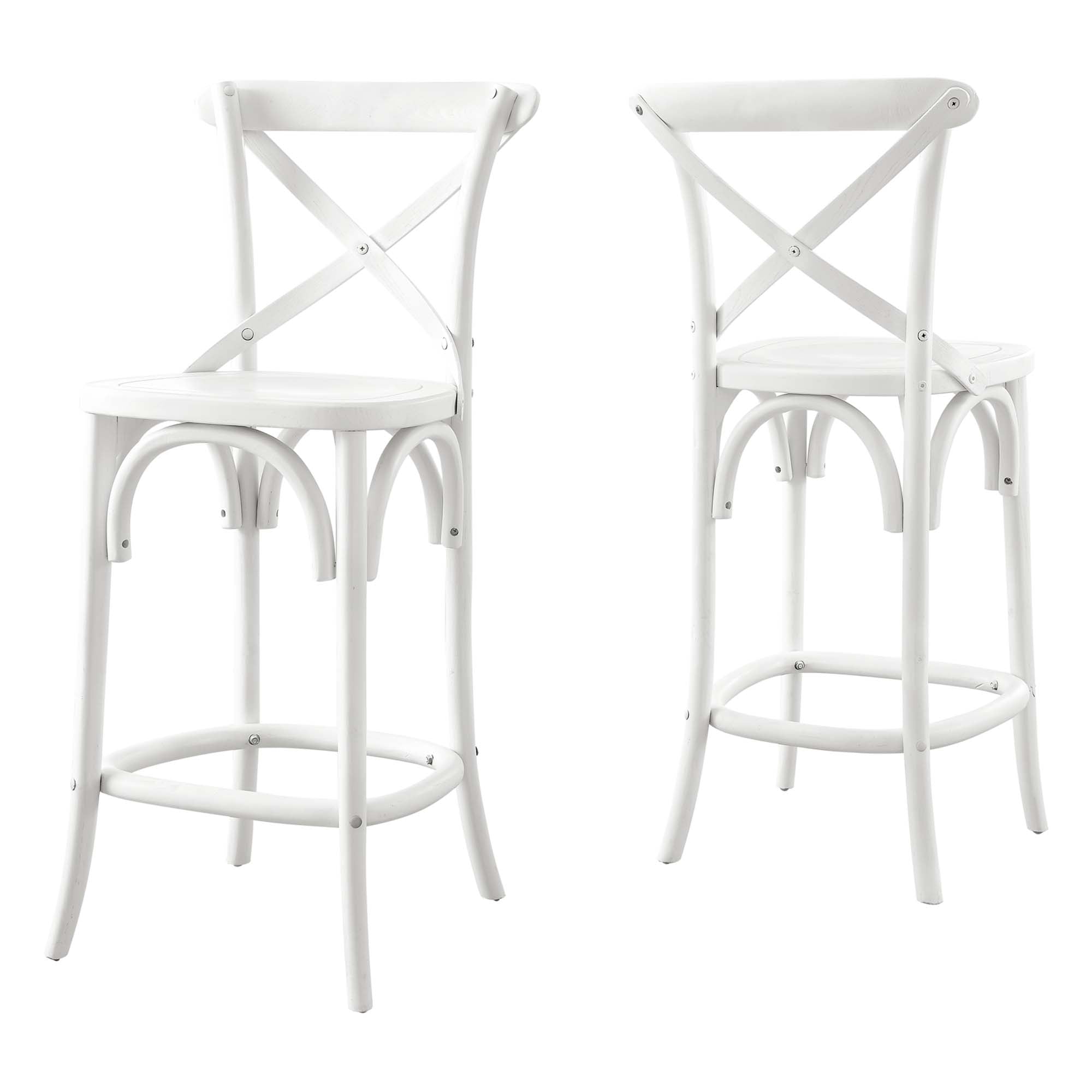 Bramwell Counter Stool - White Denmark Home