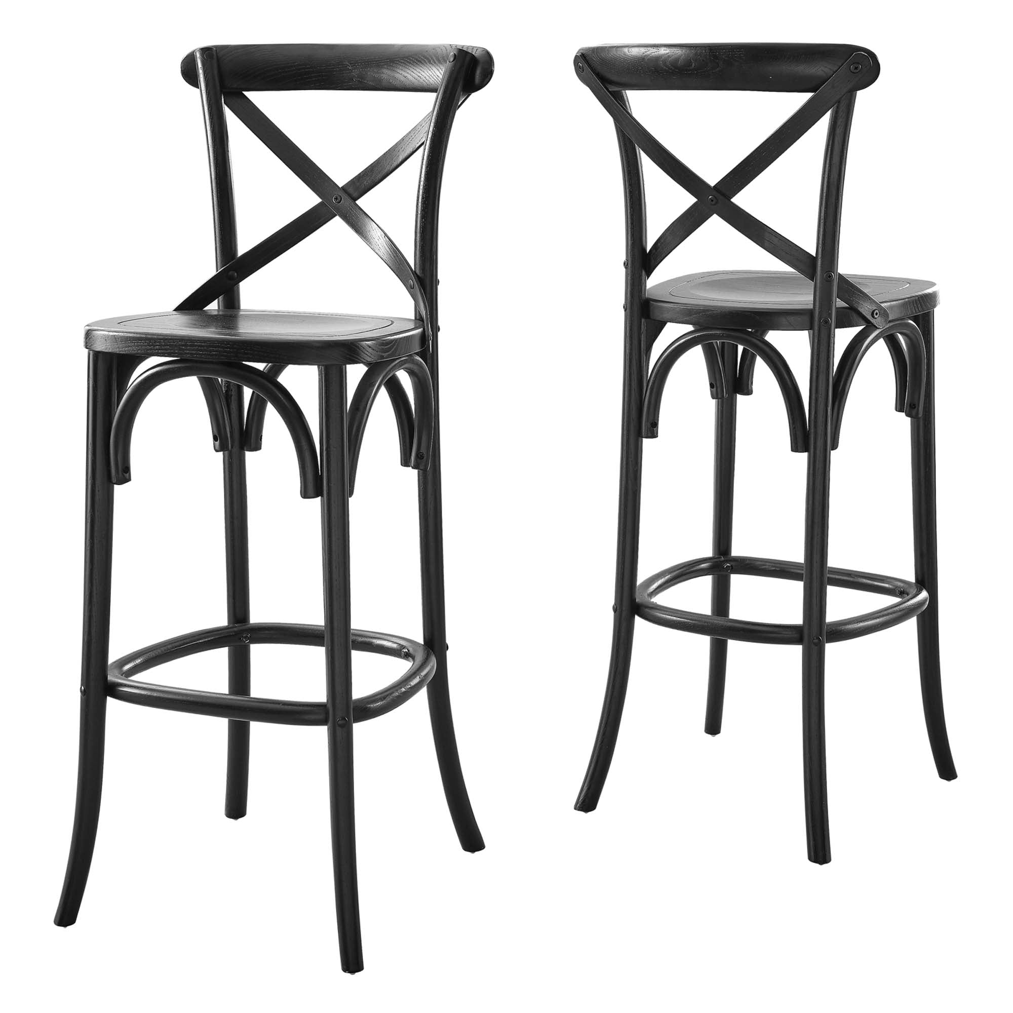 Bramwell Bar Stool  - Black Denmark Home