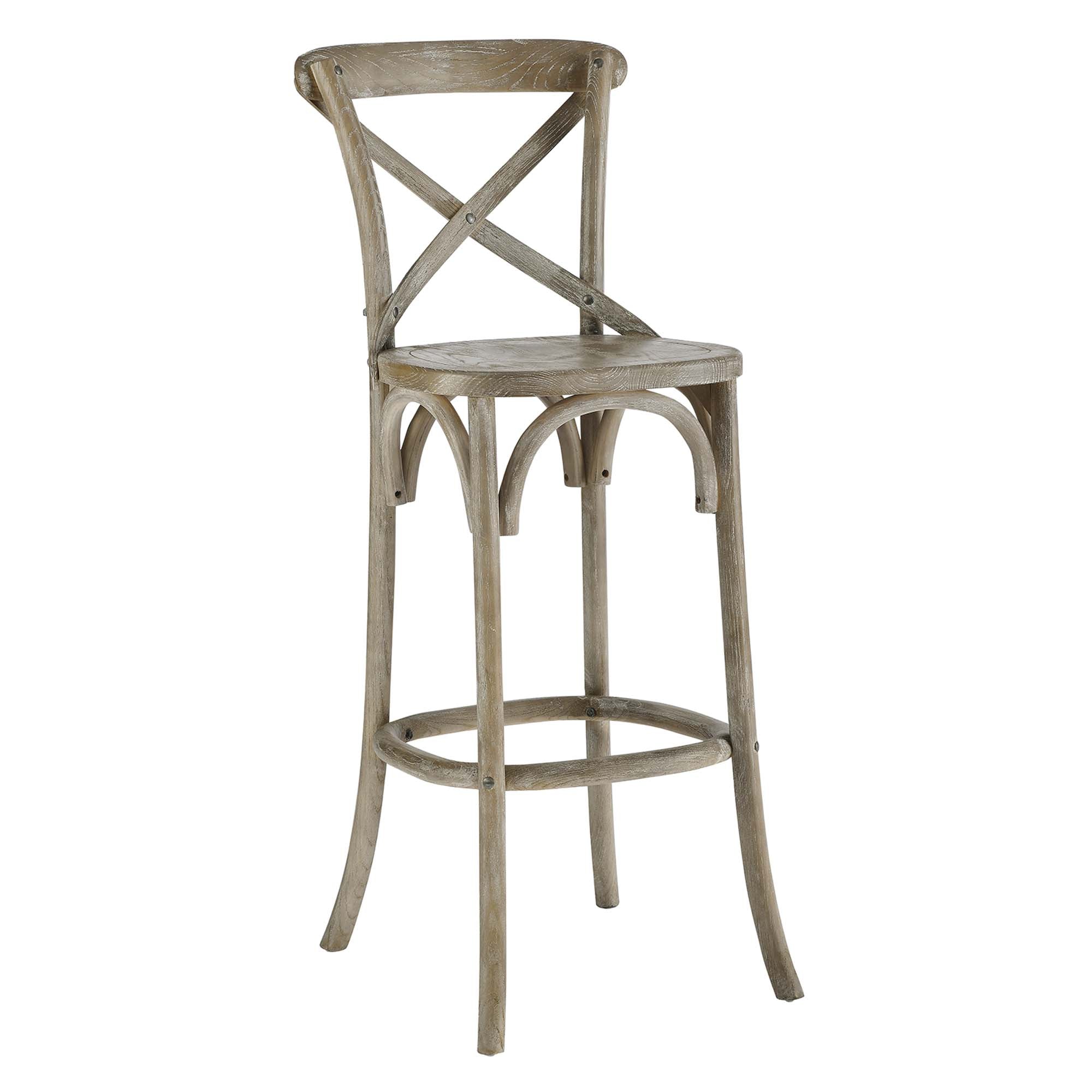Bramwell Bar Stool  - Gray Denmark Home