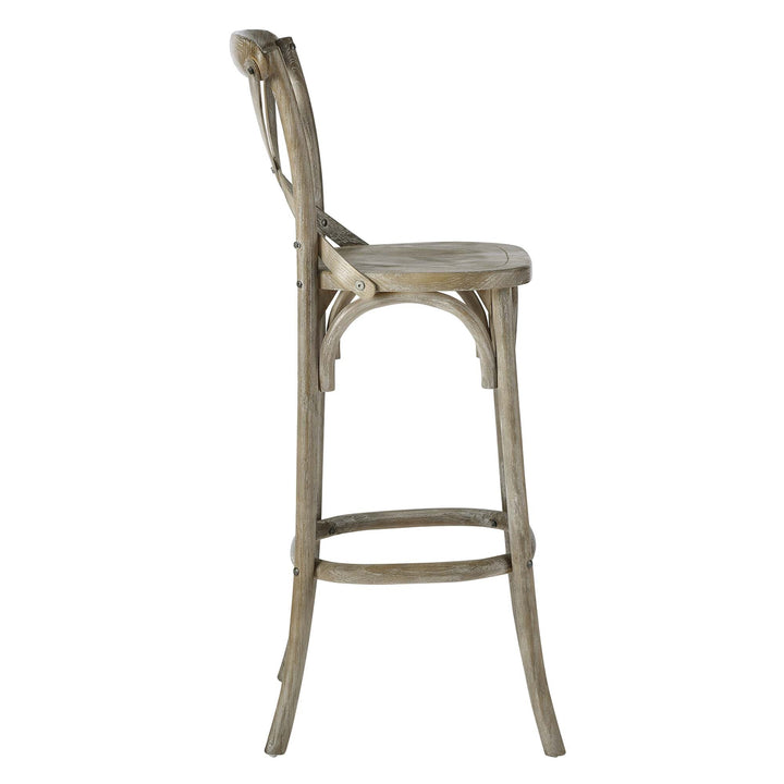 Bramwell Bar Stool  - Gray Denmark Home