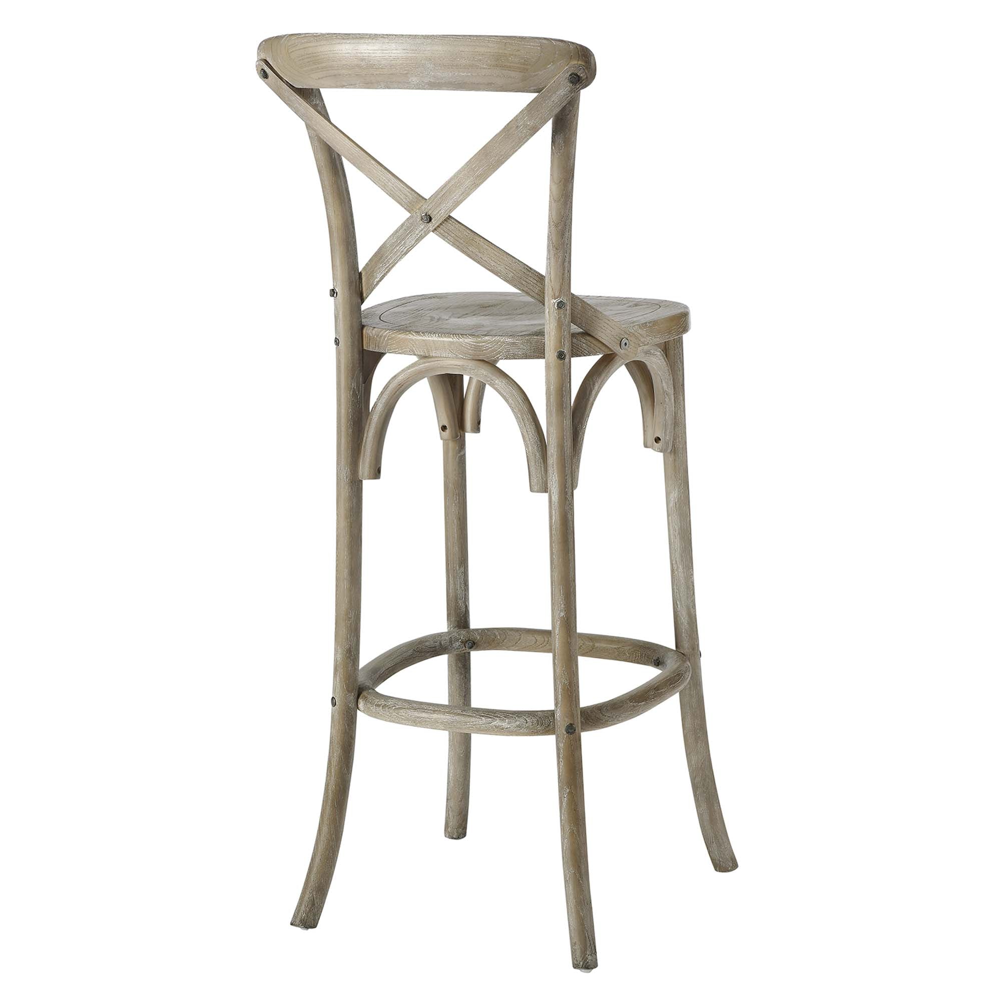 Bramwell Bar Stool  - Gray Denmark Home