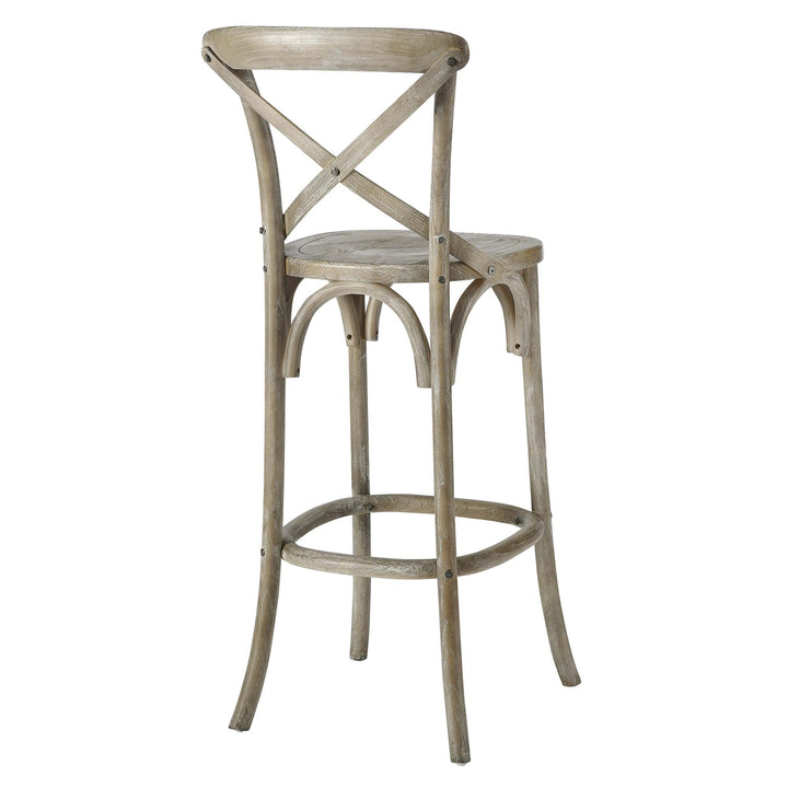 Bramwell Bar Stool  - Gray Denmark Home
