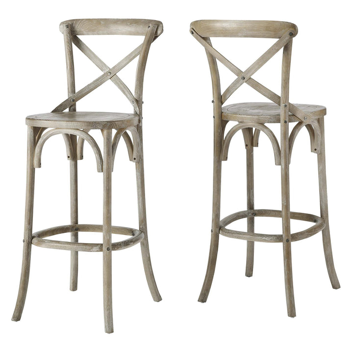 Bramwell Bar Stool  - Gray Denmark Home