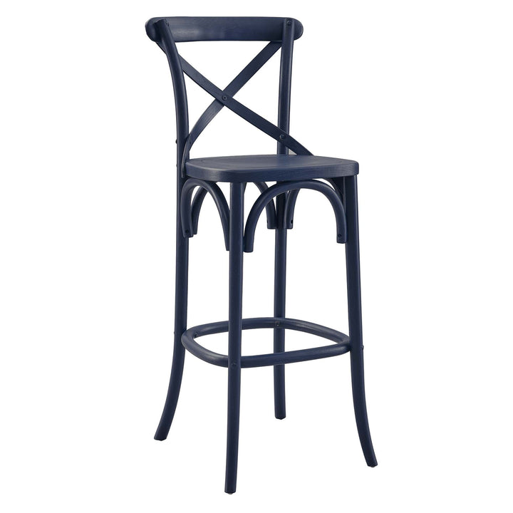 Bramwell Bar Stool  - Midnight Blue Denmark Home